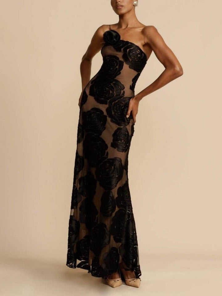 Alice - Vestito Maxi con Fiori