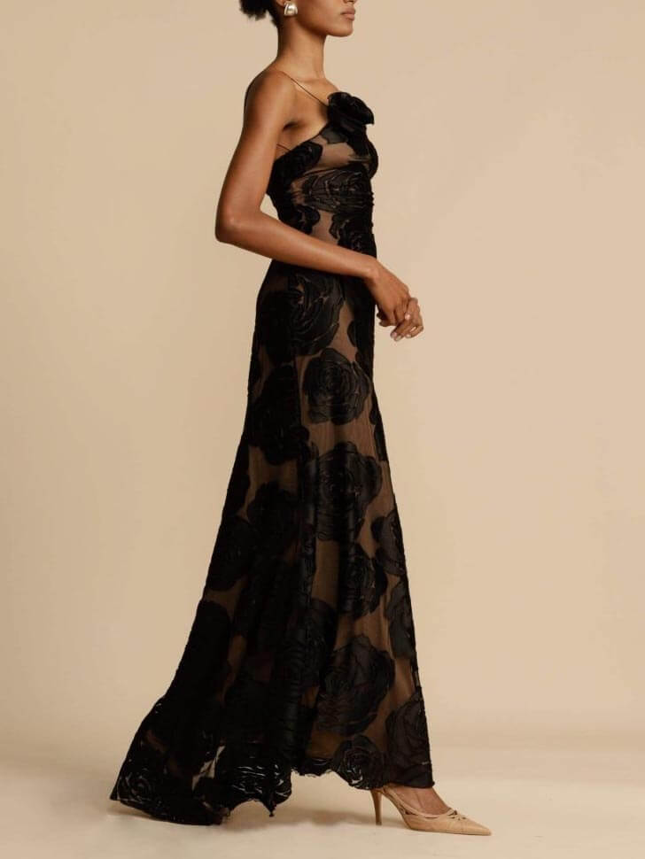 Alice - Vestito Maxi con Fiori