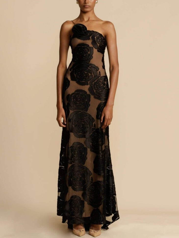 Alice - Abito Maxi con Fiori