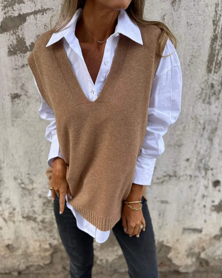 Sofia™ | Natalie Gilet in Maglia