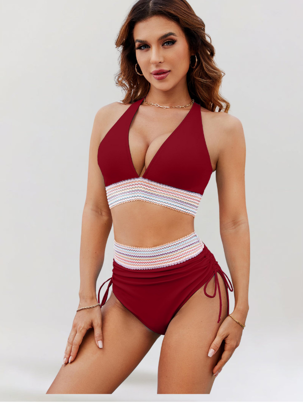 Lidia - Bikini a vita alta con controllo del ventre