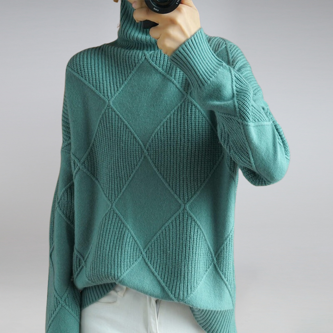 Darcy - Maglione a Collo Alto Oversize