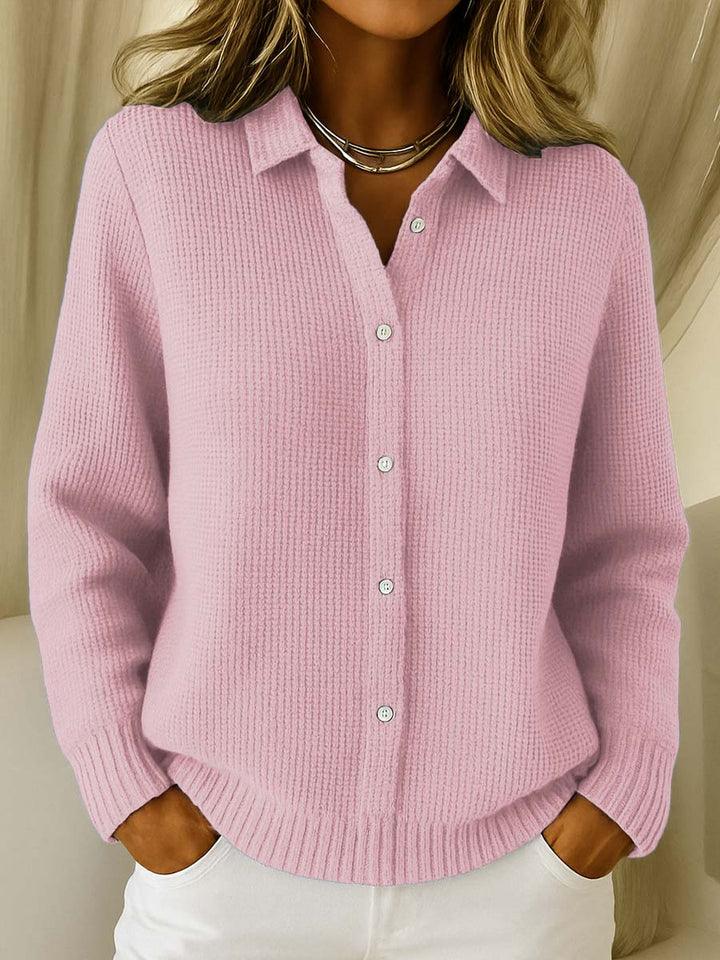 Elaine | Cardigan Classico in Maglia con Bottoni