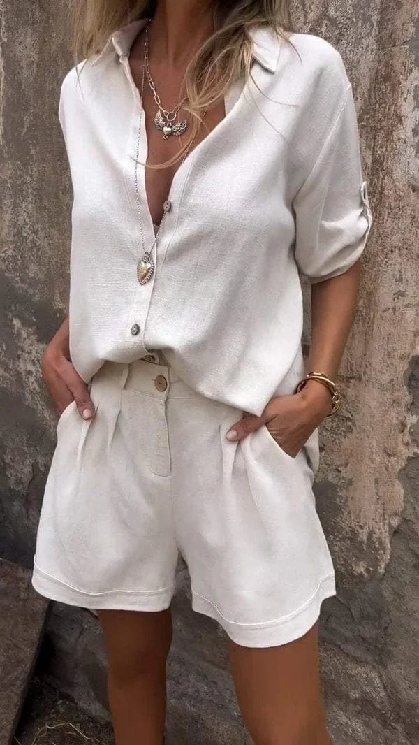 Linnea – Completo in Lino Leggero ed Elegante