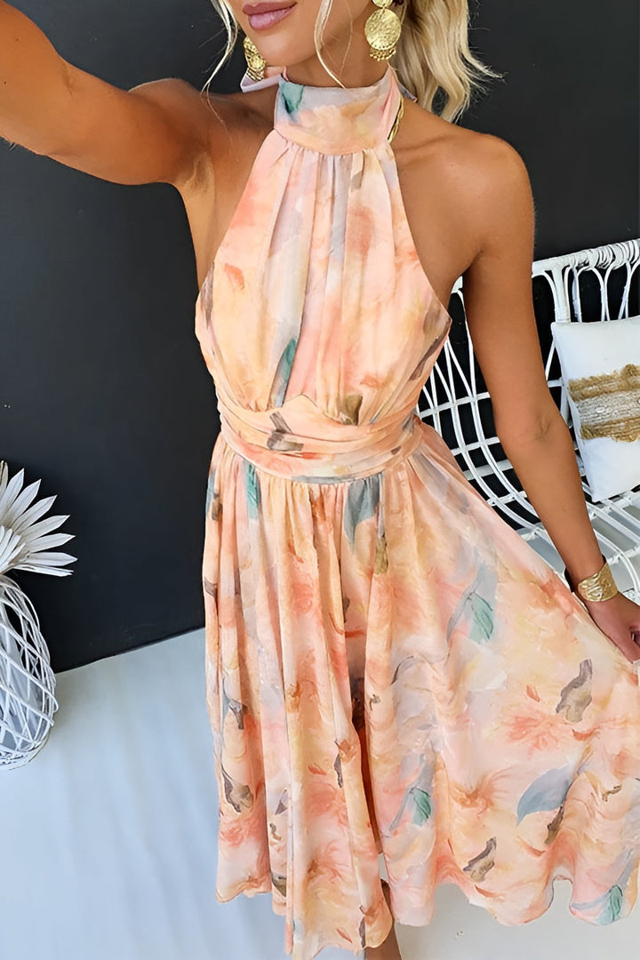 Sofia™ | Abito Elegante con Collo Halter