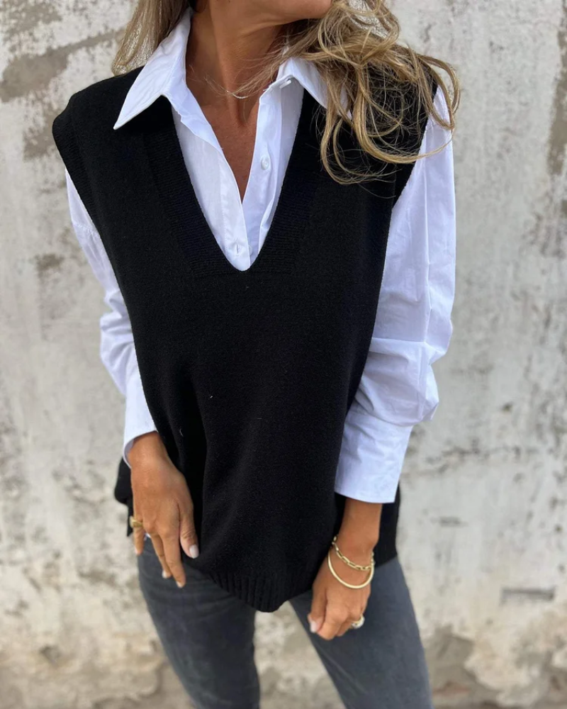 Sofia™ | Natalie Gilet in Maglia