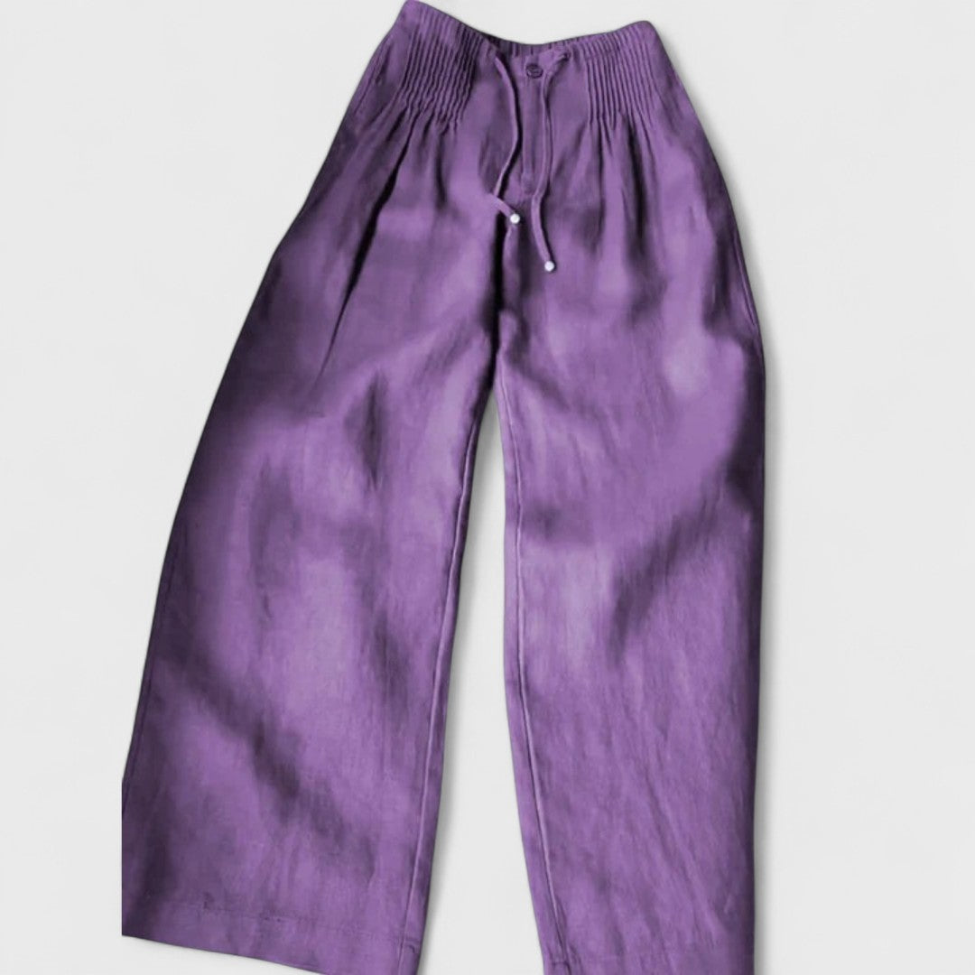Isalie - Pantaloni a gamba larga