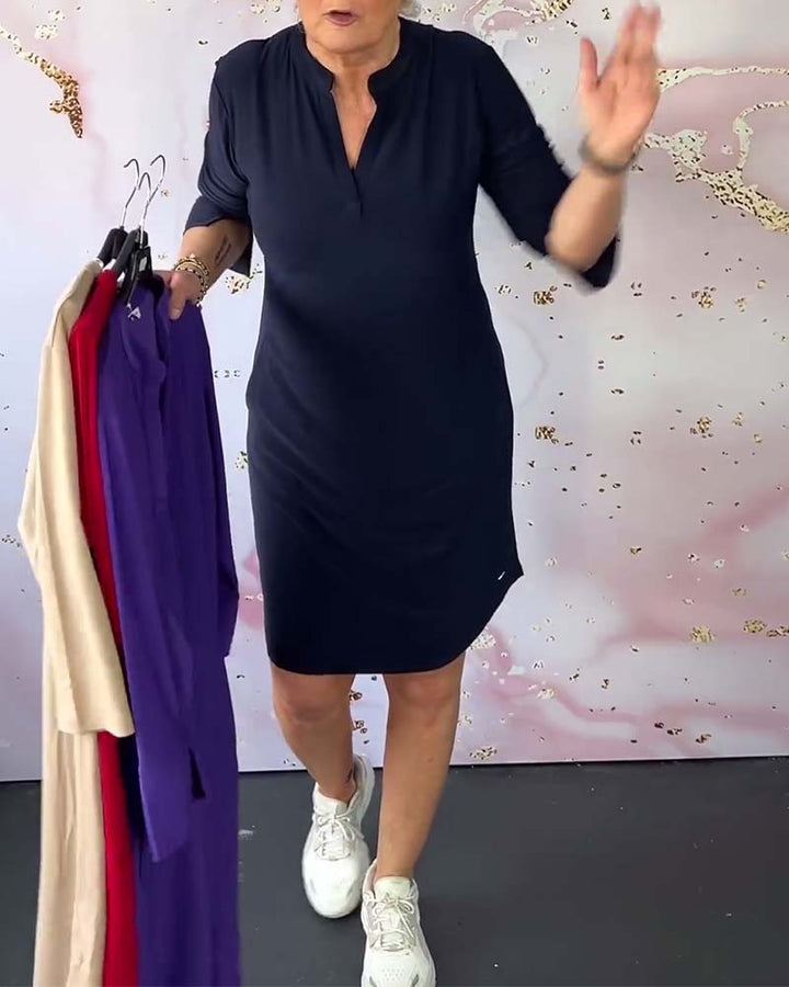 Orlane - Abito elegante con scollo a V