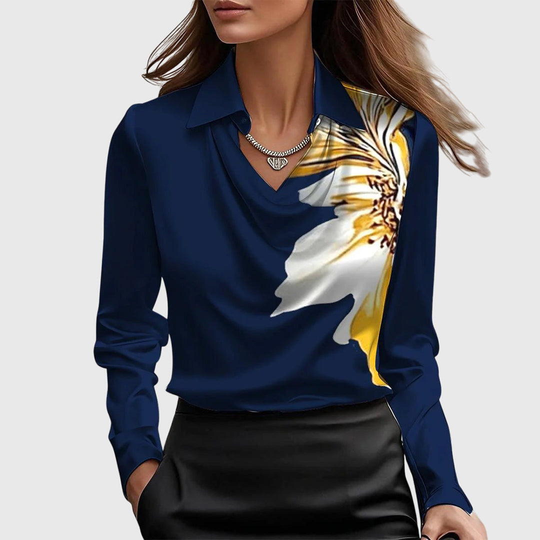 Giulia – Camicetta Elegante in Satin Lucido