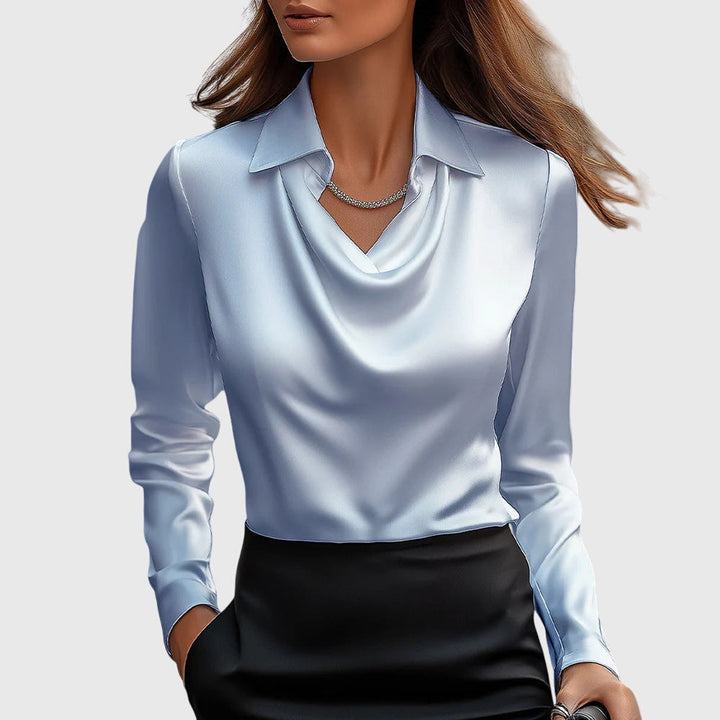 Giulia – Camicetta Elegante in Satin Lucido