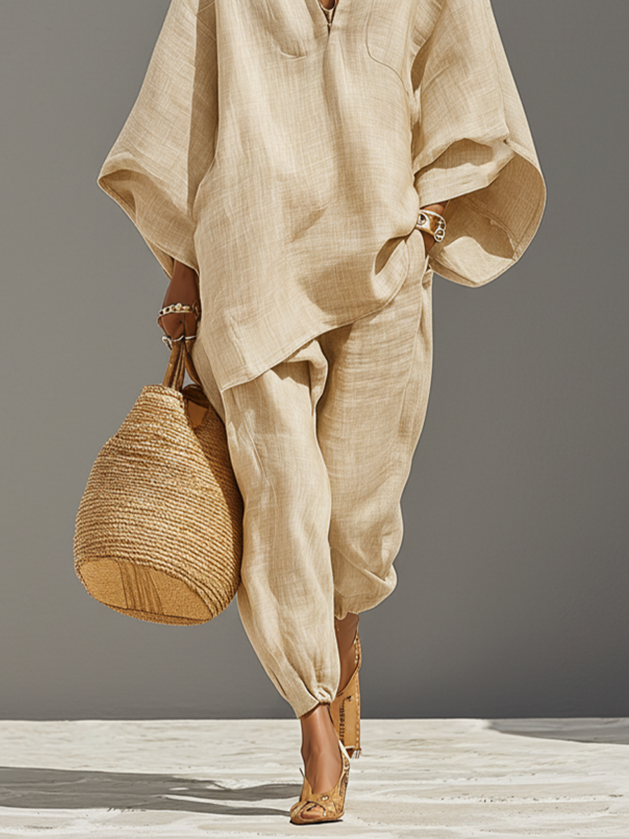 Giada | Set in Lino Minimalista