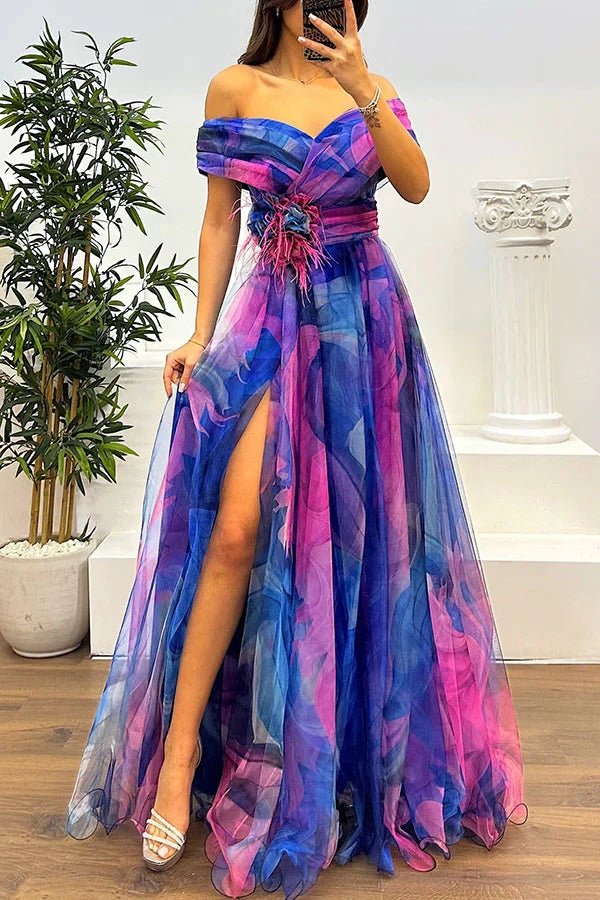 Daniela - Stupenda Maxi Dress Off Shoulder
