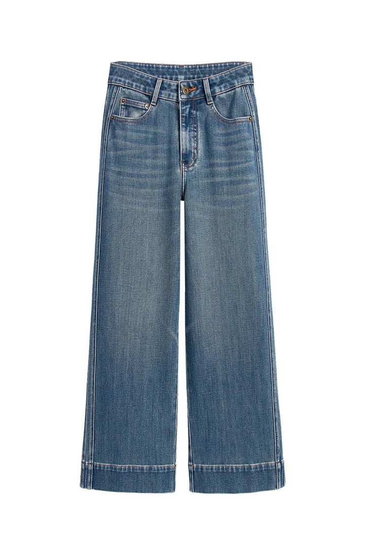 Sofia™ | Jeans Slim a Gamba Larga con Patatine Fritte