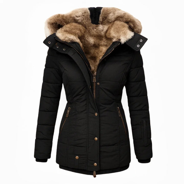 Anna™ | Cappotto invernale foderato in pelliccia