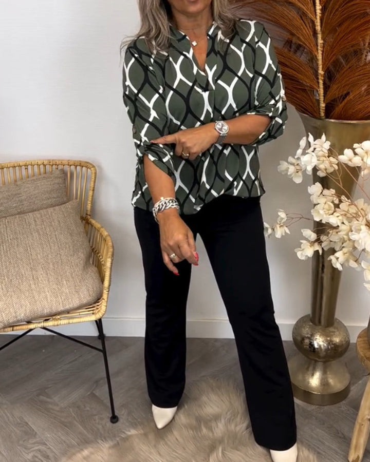 Noor – Blusa con Stampa Grafica