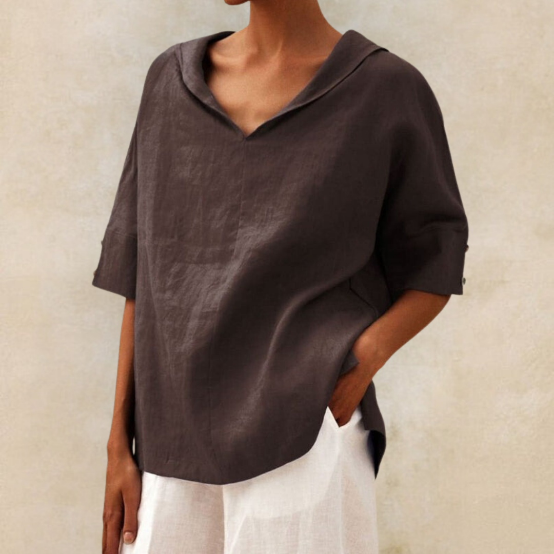 Sofia™ | Oriane - Blusa Casual e Leggera