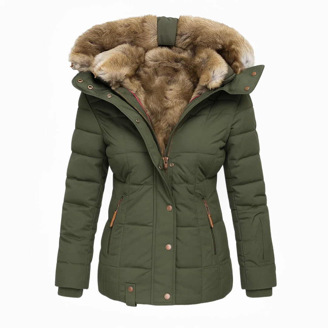 Anna™ | Cappotto invernale foderato in pelliccia