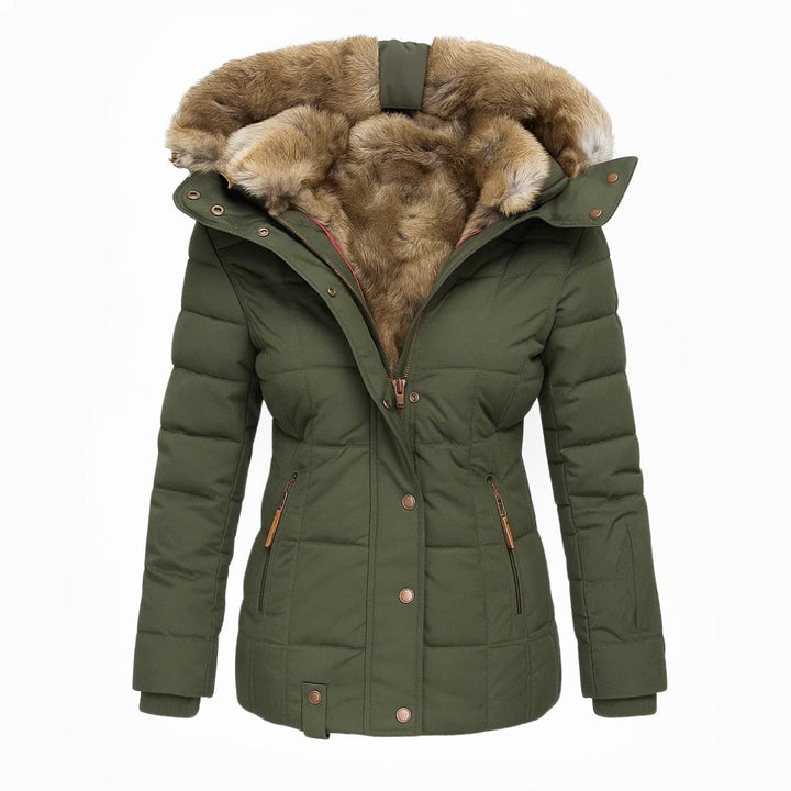 Anna™ | Cappotto invernale foderato in pelliccia