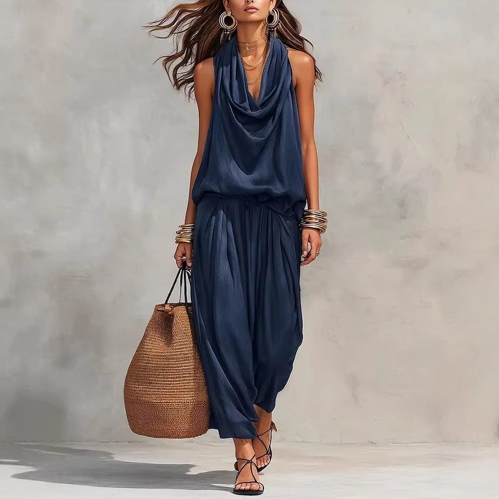 Simona | Completo di due pezzi composto da top e pantaloni