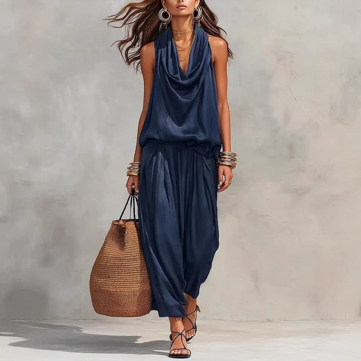 Simona | Completo di due pezzi composto da top e pantaloni
