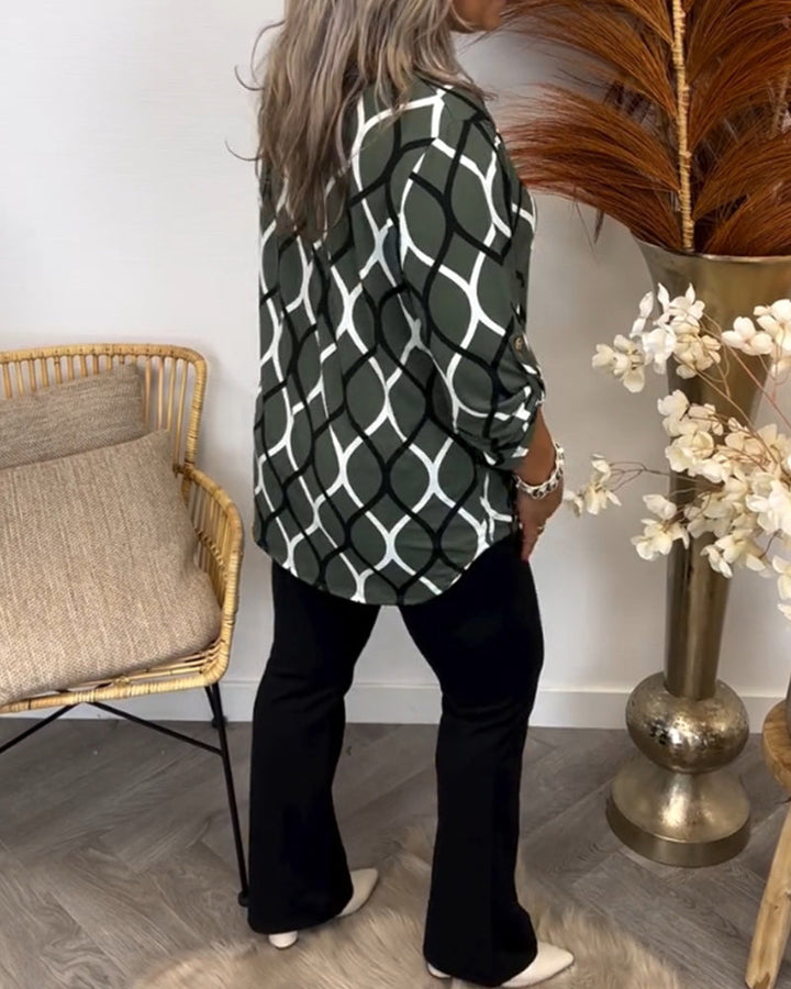 Noor – Blusa con Stampa Grafica