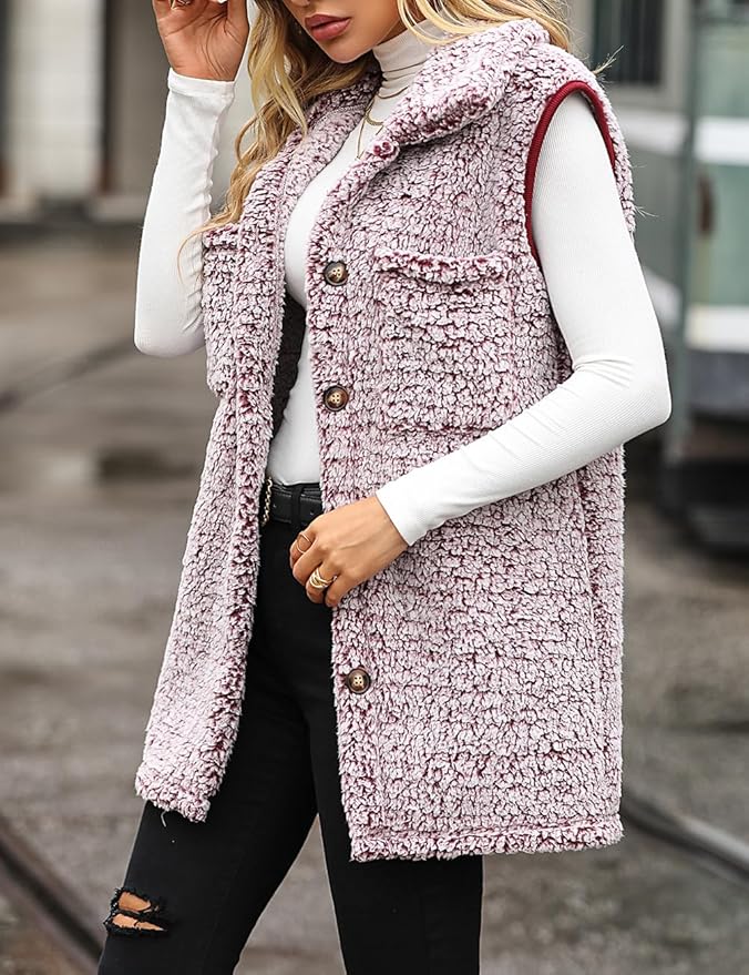 Sofia™ | Lina - Cardigan Lungo Senza Maniche