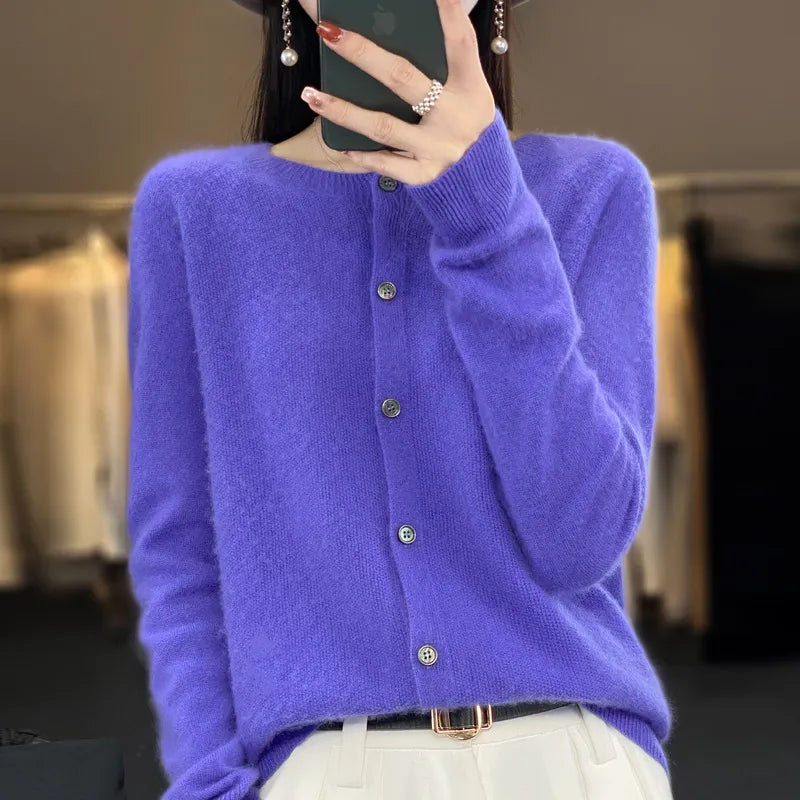 Mariana - Accogliente Cardigan in Lana