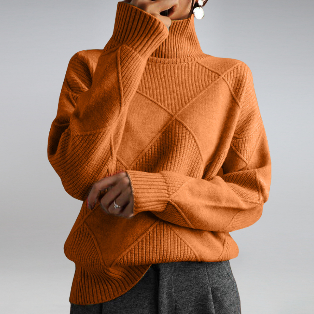 Darcy - Maglione a Collo Alto Oversize
