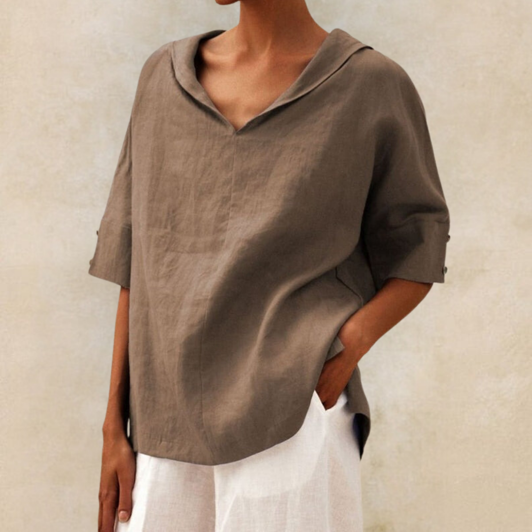 Sofia™ | Oriane - Blusa Casual e Leggera