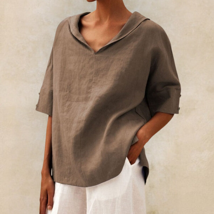 Sofia™ | Oriane - Blusa Casual e Leggera