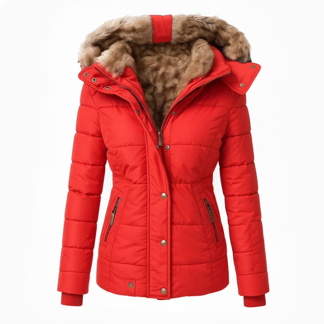 Anna™ | Cappotto invernale foderato in pelliccia