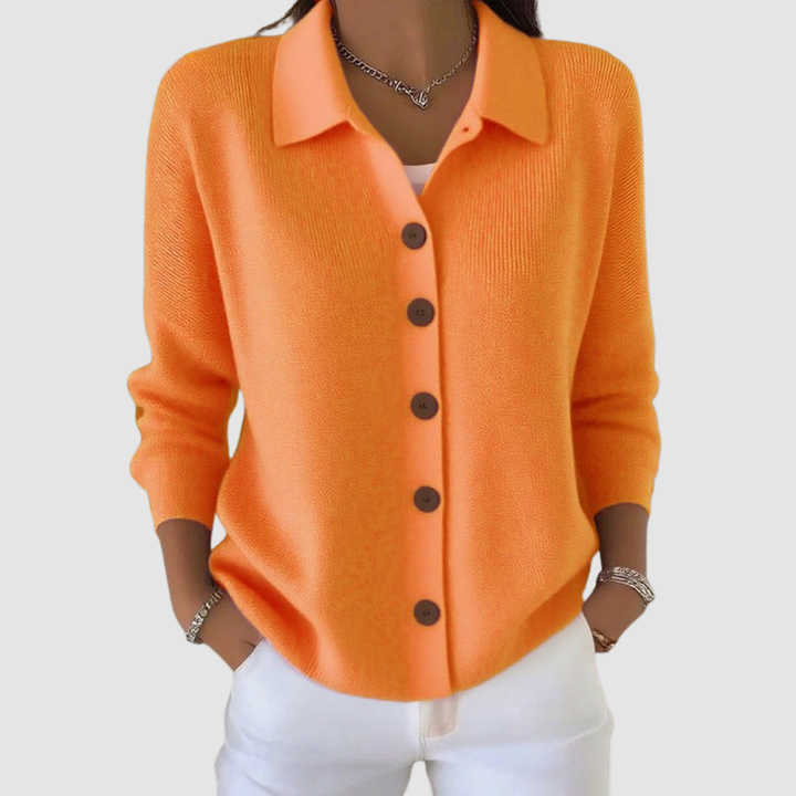 JOANNA - Cardigan in Maglia con Bottoni