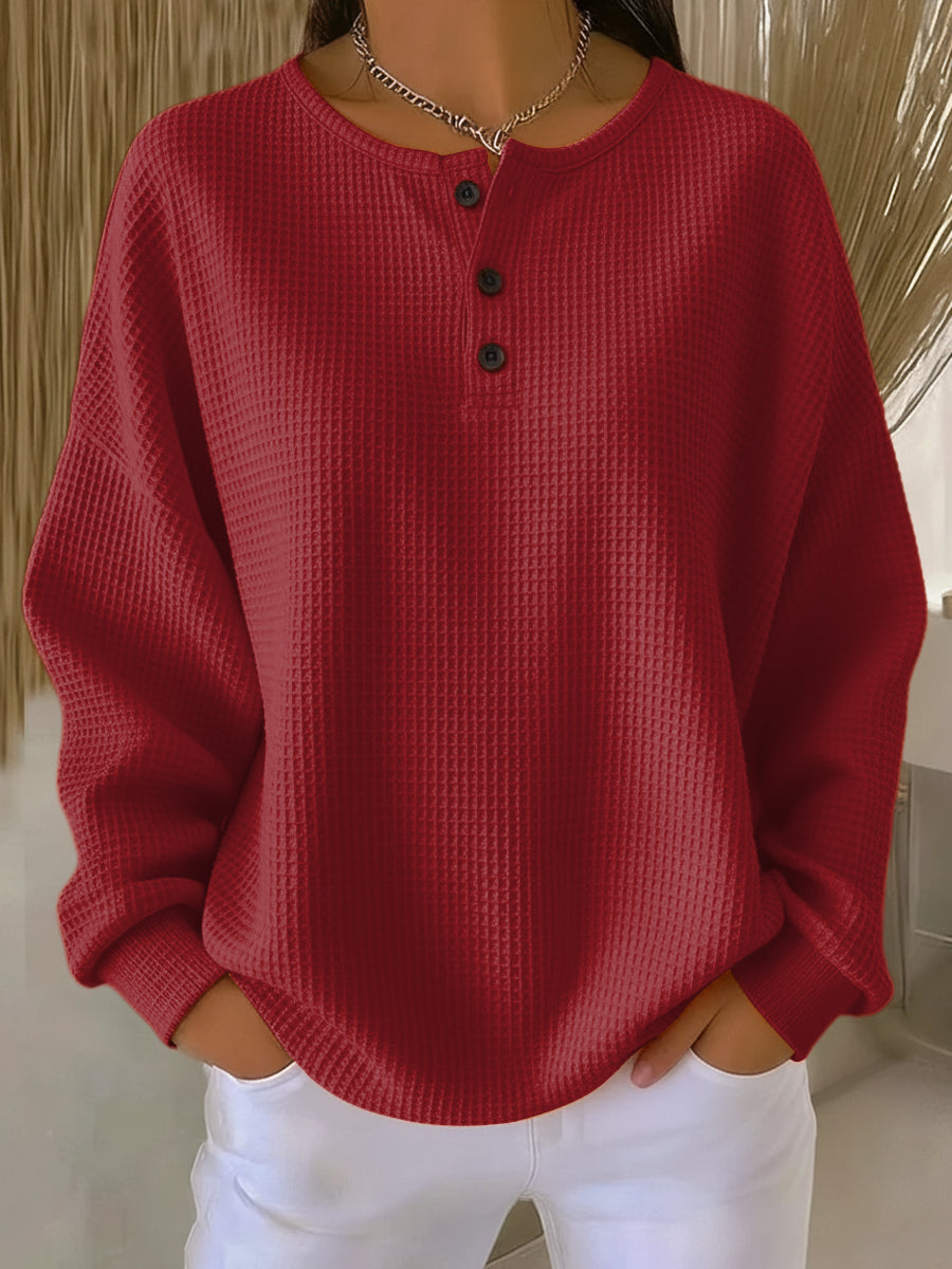 Selena™ | Maglione Classico a Collo Giro