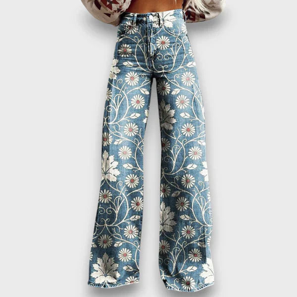 Tavira – Jeans dichiarativi con motivo selvaggio