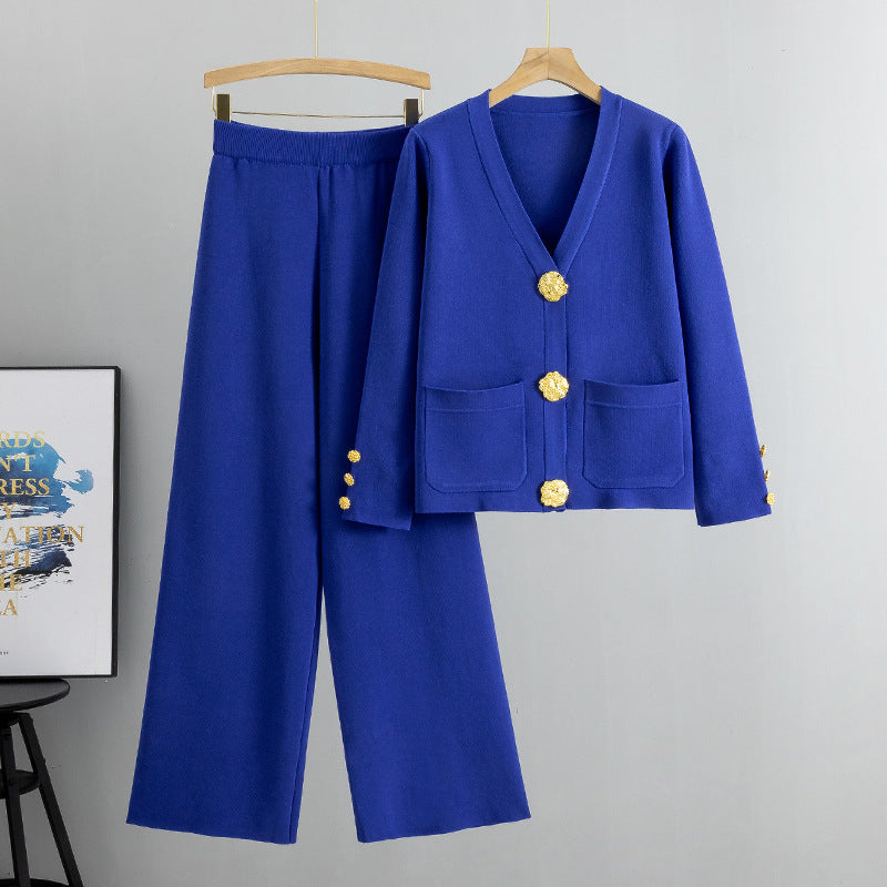 Alessia | Completo Cardigan in Maglia con Anello