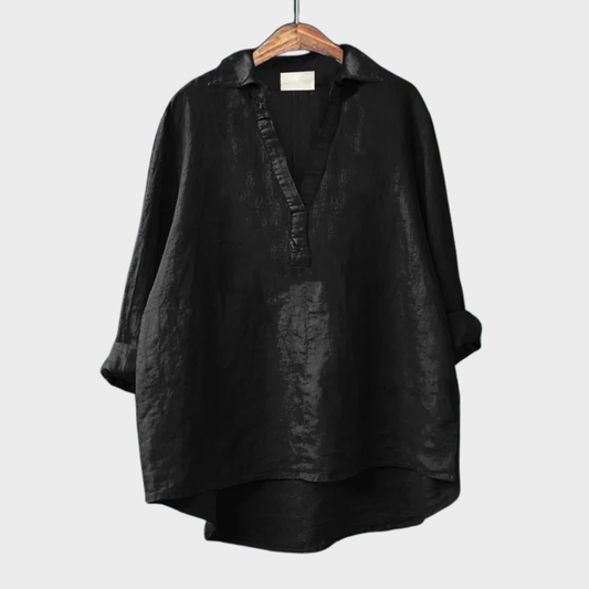 Andrea | Elegante Blusa Estiva in Lino