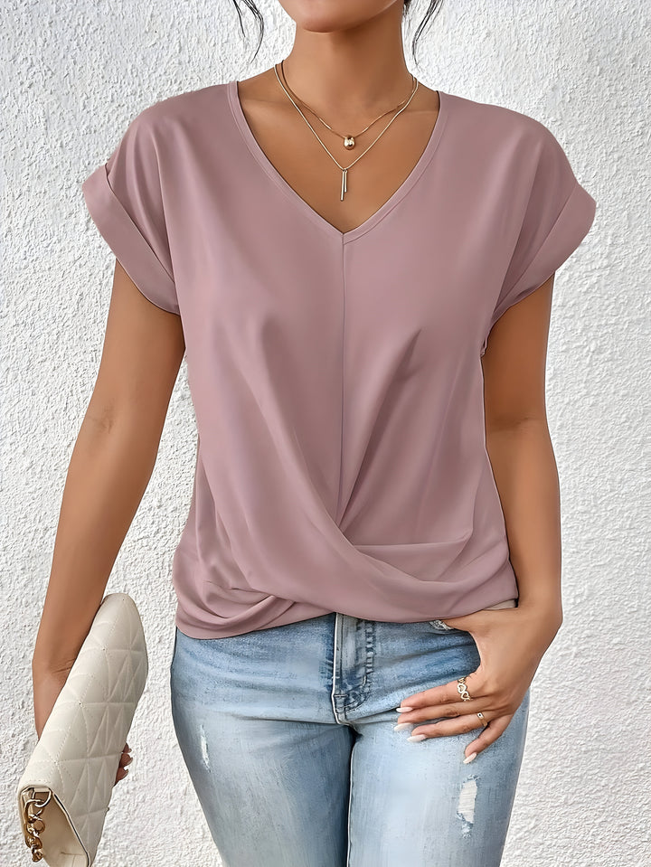 Sofia™ | Faina Elegante camicia casual con scollo a V