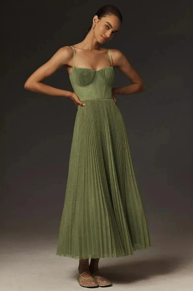 Abito Midi Graceful Glow