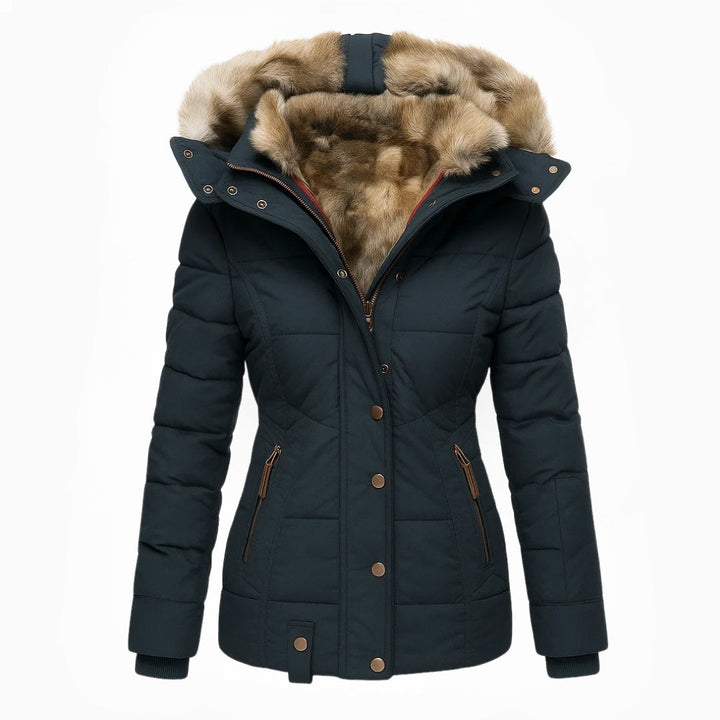 Anna™ | Cappotto invernale foderato in pelliccia