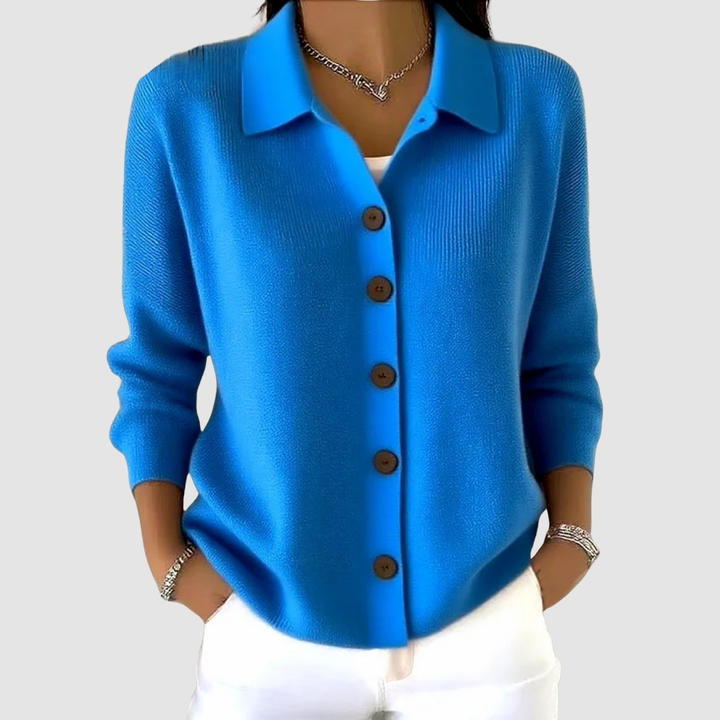 JOANNA - Cardigan in Maglia con Bottoni