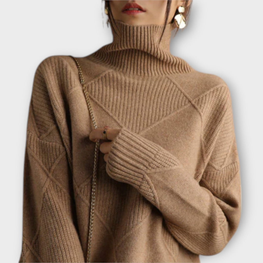 Melanie - Maglione Collo Alto Confortevole
