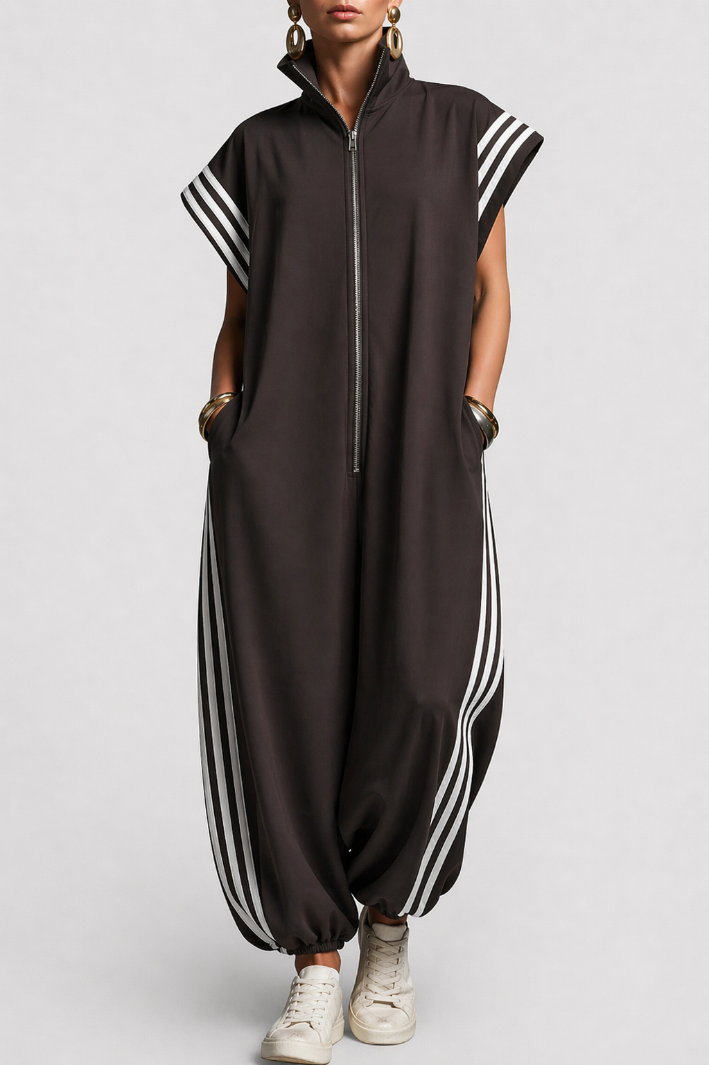 Valentina | Tuta con Collo Zip