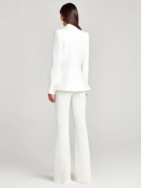 Sofia | Blazer bianco a un bottone