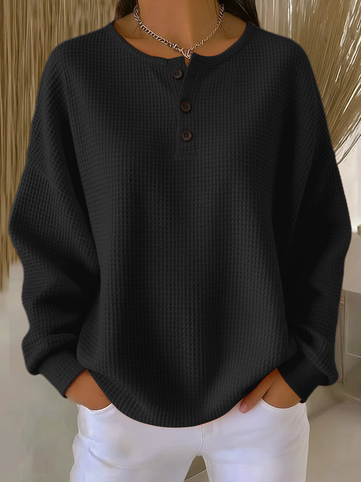 Selena™ | Maglione Classico a Collo Giro