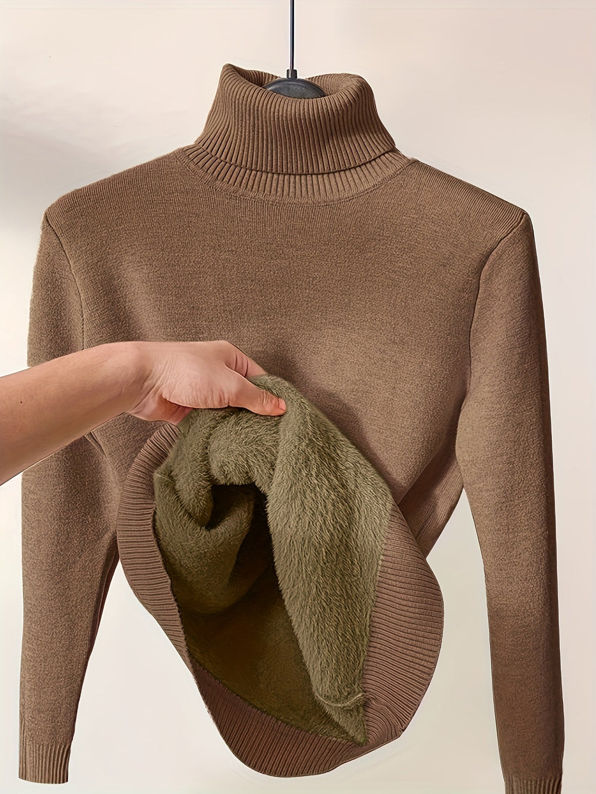 Zoe - Maglione con Collo Alto Morbido