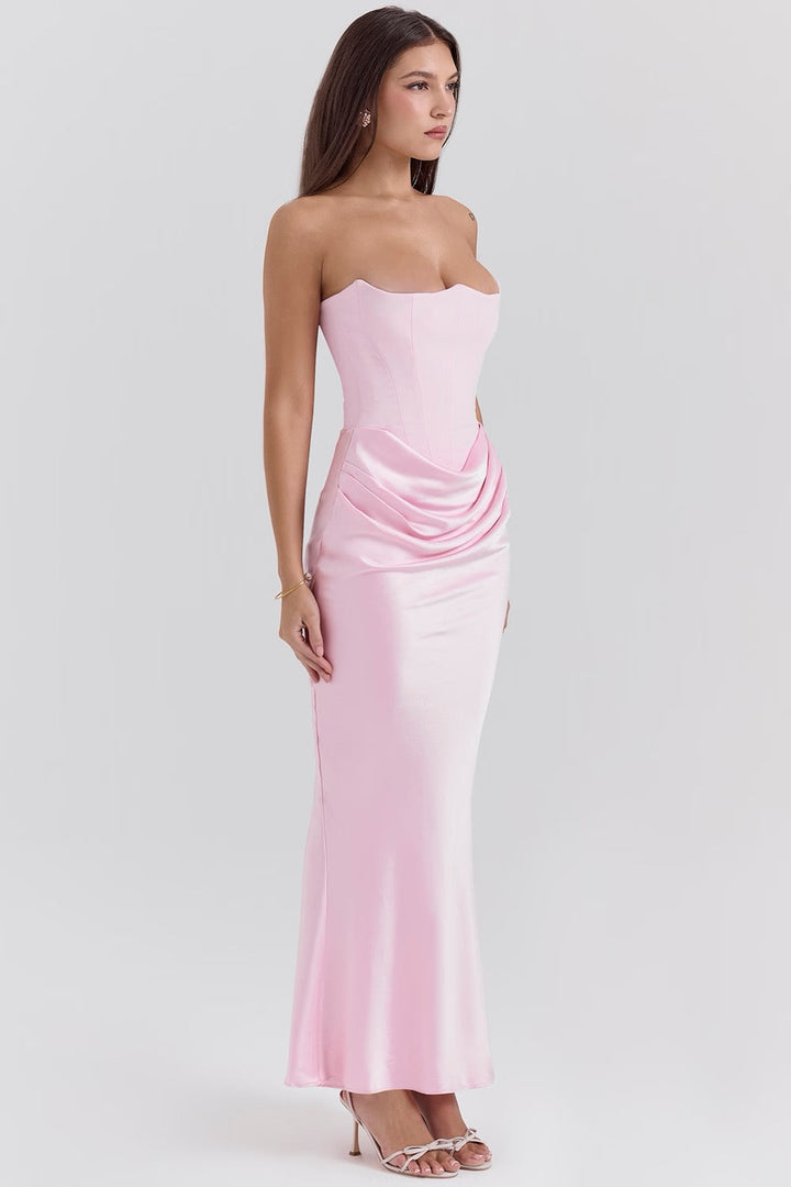 Tessa | Abito Maxi Senza Spalline