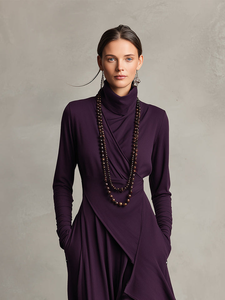 Eleonora | Abito Maxi Drappeggiato