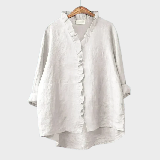Eline | Elegante Blusa Estiva in Lino