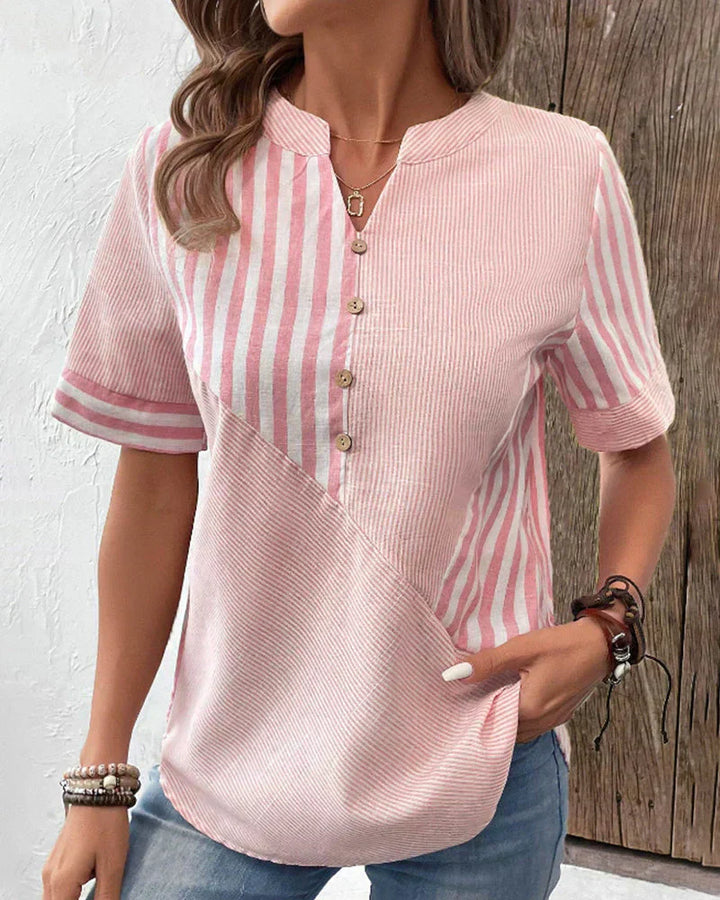 Sofia™ | Celie - Classico Top a Righe