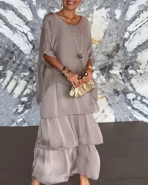 Lara - Vestito maxi elegante fluido